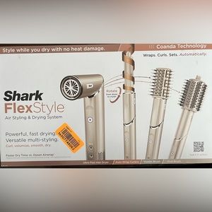 SHARK FLEXSTYLE AIR STYLING & DRYING SYSTEM - 5 ATTACHMENTS - STONE/ROSE GOLD